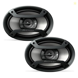 PIONEER TS-F6935R 3-Way Coaxial Car Audio Speakers - 6" x 9" Passive Car Speakers (Pair), 230 W Max Power, Black and Silver