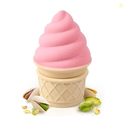 Fred Spice Ice Cream Shaped Herb Grinder - Ceramic Herb Prep Tool for Fresh Herbs & Botanicals, Compact Kitchen Gadget & Giftable Culinary Accessory for Flavor Grinding Fun