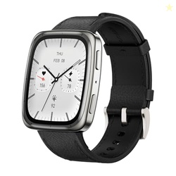 AMAZFIT ACTIVE 2 PREMIUM SMART WATCH FITNESS TRACKER (SQUARE) FOR ANDROID & IPHONE, 10 DAY BATTERY, WATER RESISTANT, GPS MAPS, HEART & SLEEP MONITOR, HYROX MODE, SAPPHIRE GLASS, LEATHER + SPORT STRAP
