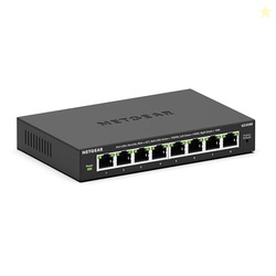 NETGEAR 8-Port Gigabit Ethernet Easy Smart Managed Essentials Switch (GS308E) - Desktop or Wall Mount, Home Network Hub, Office Ethernet Splitter, Silent Operation