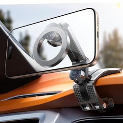 LISEN for iPhone 17 Air for Magsafe 360 Degree Car Phone Holder, Dashboard Holder, Magnetic Holders for Car Dash, Clip Cell Cars Holders for Your Rearview Mirror, for iPhone 17 Pro Max 16 15 14 13 12