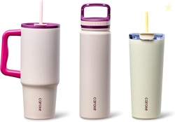 CAROTE 3-Pack Insulated Stainless Steel Water Bottles 