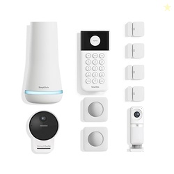 SimpliSafe 10 Piece Wireless Home Security System with Outdoor Camera- Optional 24/7 Professional Monitoring - No Contract - Compatible with Alexa and Google Assistant