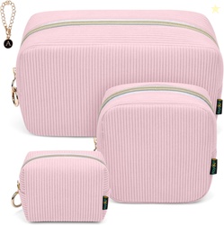 Corduroy Makeup Bag , 3 pack