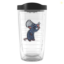 TERVIS MADE IN USA DOUBLE WALLED DISNEY PIXAR - RATATOUILLE INSULATED TUMBLER CUP KEEPS DRINKS COLD & HOT, 16OZ, CLASSIC