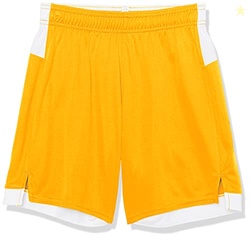 Under Armour Boys' Maquina 3.0 Shorts, (750) Steeltown Gold / / White, Youth X-Large
