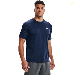 Under Armour Men's Velocity 2.0 Short Sleeve T Shirt, (408) Academy / / Mod Gray, Medium