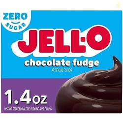 Jell-O Sugar Free Chocolate Fudge Pudding Mix | 1.4oz Box | Pack of 6