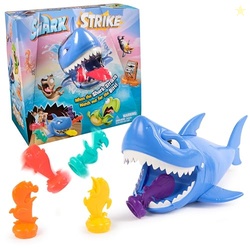 Spin Master Games, Shark Strike, Bowling Game with Wind-Up Jaw-Chomping Action, Easy Activity Toy for Preschoolers, Fun for Kids & Family, 2-4 Players, Stocking Stuffer Gift Ideas for Ages 5 & Up