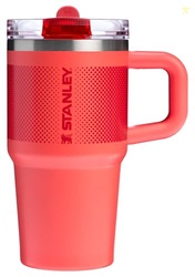 STANLEY Quencher ProTour Flip Straw Tumbler with Leakproof Lid 20 oz | Built-In Straw and Handle | Cup Holder Compatible for Travel | Insulated Stainless Steel Cup | BPA-Free | Hot Coral Fade