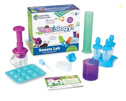 Learning Resources Yumology Science Sweet Kit, STEM, Candy Experiments, Early Science, 7 Kid Safe Recipes, 16 Pieces, Ages 3+
