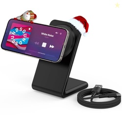 Mag.Safe Charger - iPhone Charger Stand, Fast Magnetic Wireless Charger for iPhone 17/16/15/14/13/12 Series - Black