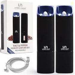 Automatic Salt and Pepper Grinder Set
