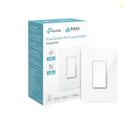 Kasa Smart Light Switch HS200, Single Pole, Needs Neutral Wire, 2.4GHz Wi-Fi Light Switch Works with Google Home, UL Certified, No Hub Required, White