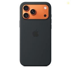 Apple iPhone 17 Pro Max Silicone Case with MagSafe and Camera Control: Lightweight Phone Case, Wireless Charging Compatible, Smooth Matte Finish; Black