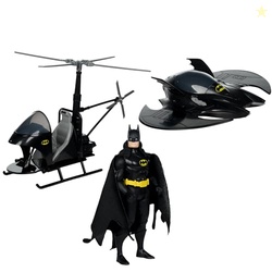 McFarlane Toys - DC Super Powers Batman with Batwing and Whirlybat, 3pk, Gold Label, Amazon Exclusive