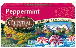 Celestial Seasonings Peppermint Herbal Tea, 20 ct