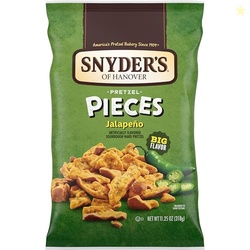 Snyder's of Hanover Jalapeo Flavored Pretzel Pieces, 11.25 Oz
