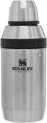 Stanley Happy Hour Cocktail Shaker Set 20 oz | Bartender Kit for Camping and Travel | Cocktail Drink Mixing Set with 2 Cups | Insulated Stainless Steel | BPA-Free | Stainless Steel