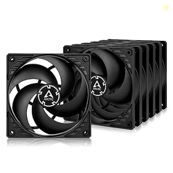 ARCTIC P12 (5 Pack) - PC Fans, 120mm Case Fan, Pressure-optimised, Quiet Motor, Computer, Fan Speed: 1800 RPM - Black
