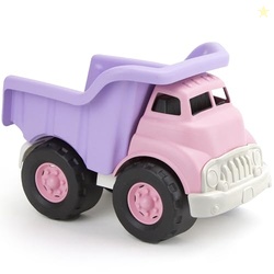 Green Toys Dump Truck in Pink Color - BPA Free, Phthalates Free Play Toys for Improving Gross Motor, Fine Motor Skills. Play Vehicles