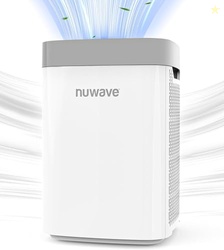 Nuwave Portable Air Purifier for Large Room up to 1361 Sq Ft with PM 2.5 Display Air Quality Sensor, H13 True HEPA Air Filter Remove 99.97% of Pets Hair Odor Dust Smoke with Double-sided Air Intake