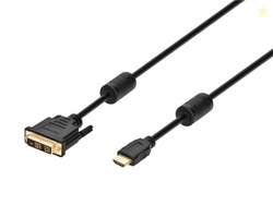 Monoprice 6ft 28AWG High Speed HDMI to DVI Adapter Cable w / Ferrite Cores - Black