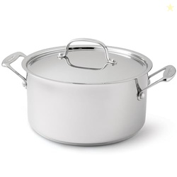Cuisinart 744-24 Chef's Classic Stainless Stockpot with Cover, 6-Quart,Silver
