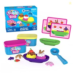 Educational Insights Playfoam Sand Ice Cream Sundae Set, Play Sand, Sensory Toy, Gift for Kids Ages 3+