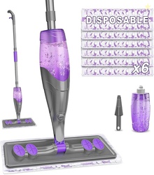 SPRAY MOPS FOR FLOOR CLEANING WITH 6 DISPOSABLE PADS AD