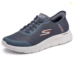 Skechers Men's Go Walk Flex Hands Up Hands Free Slip-Ins Sneaker, Gray 11