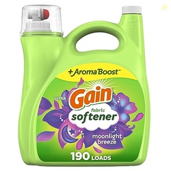 Gain Liquid Fabric Softener, Moonlight Breeze Scent, 140 FL OZ, 190 Loads, Smooth Touch - softness you can feel