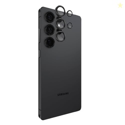 Case-Mate Samsung Galaxy S25 Ultra Camera Lens Protector with Black Aluminum Rings - Double Tempered Glass, Durable Anti-Scratch - Ultra HD View with Night Shooting, Case Friendly, Easy to Install