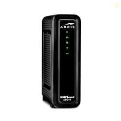ARRIS (SBG10-RB) - Modem Router Combo - DOCSIS 3.0 16 x 4 Gigabit & AC1600 WiFi, [Check with your provider for compatibility]400 Mbps Max Internet Speeds - Renewed