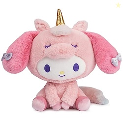 GUND Sanrio My Melody Unicorn Plush Toy, Premium Stuffed Animal for Ages 1 and Up, Pink, 9.5