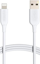 Amazon Basics USB-A to Lightning ABS Mfi Certified Charger Cable for Apple iPhone, iPad, 6ft, White, 1 Pack