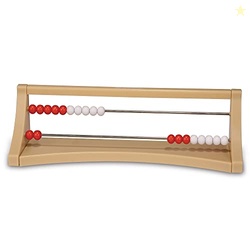 LEARNING RESOURCES 2-ROW REKENREK COUNTING FRAME, MODEL:LER4358