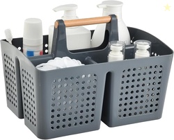 Portable Shower Caddy Basket with Compartments