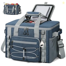 Maelstrom Soft Sided Cooler Bag, 30/40 Can Collapsible Insulated Ice Chest, Large Leakproof Portable Storage for Camping, Travel, Kayaking & Beach