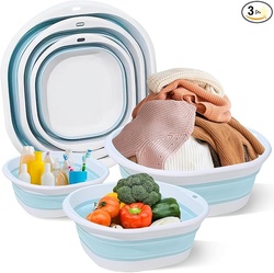 3-Pack Collapsible Wash Basin