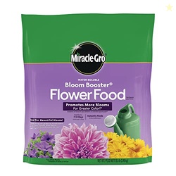 Miracle-Gro Water Soluble Bloom Booster Flower Food, Plant Food for Annual and Perennial Flowers, In-Ground and Container Plants, Roses, Hydrangeas, Hibiscus, 5.5 lb.