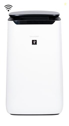 SHARP Smart Air Purifier for XL Rooms  Covers up to 2,430 sqft in one hour, Compatible w/Alexa, True HEPA Filter Air Purifier for Living Room, Dust, Smoke, Pollen - FXJ80UW