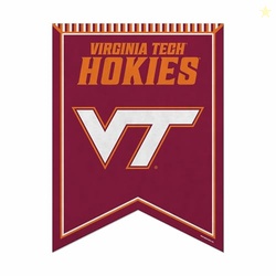 Rico Industries NCAA Virginia Tech Hokies 18" X 24" Rafter Felt Pennant