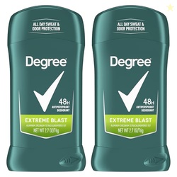 Degree Men Original Protection Antiperspirant Deodorant Extreme Blast Twin Pack 48-Hour Sweat and Odor Protection Antiperspirant For Men 2.7 oz