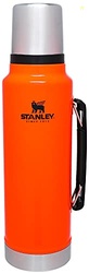 Stanley Classic Legendary Vacuum Bottle 1.5 qt | Wide Mouth with Leakproof Cup Lid | Keep Drinks Hot or Cold | Packable for Travel | Insulated Stainless Steel Thermal Bottle | BPA-Free | Blaze Orange