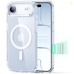 ESR for iPhone Air Case, Camera Control, Compatible with MagSafe, Shockproof Military-Grade Protection, Magnetic Phone Case for iPhone 17 Air Case, Clear