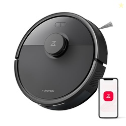 roborock Q7 L5 Robot Vacuum and Mop Combo, 8,000Pa Suction, Upgraded from Q5 Pro, Dual Anti-Tangle System, LiDAR Navigation, Multi-Level Mapping, Self-Charging Robotic Vacuum Cleaner, Black