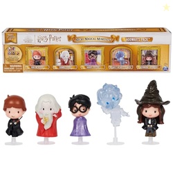 Wizarding World Harry Potter, Micro Magical Moments Hogwarts 5-Pack Figures Set & Display Cases (Amazon Exclusive), Kids Toys for Ages 6 and up