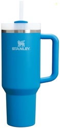 STANLEY Quencher H2.0 Tumbler with Handle and Straw 40 oz | Flowstate 3-Position Lid | Cup Holder Compatible for Travel | Insulated Stainless Steel Cup | BPA-Free | Azure