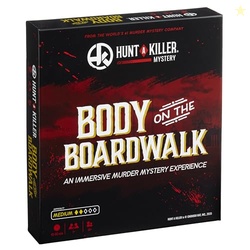 HUNT A KILLER: BODY ON THE BOARDWALK, CATCH THE AMUSEMENT PARK KILLER, INTERACTIVE UNSOLVED MYSTERIES GAME, MYSTERY BOX FOR GAME NIGHT, MURDER MYSTERIES CARD, PUZZLE & BOARD GAMES, FOR AGES 14 AND UP